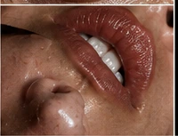 Macro detail of untouched skin: pores, freckles, texture.